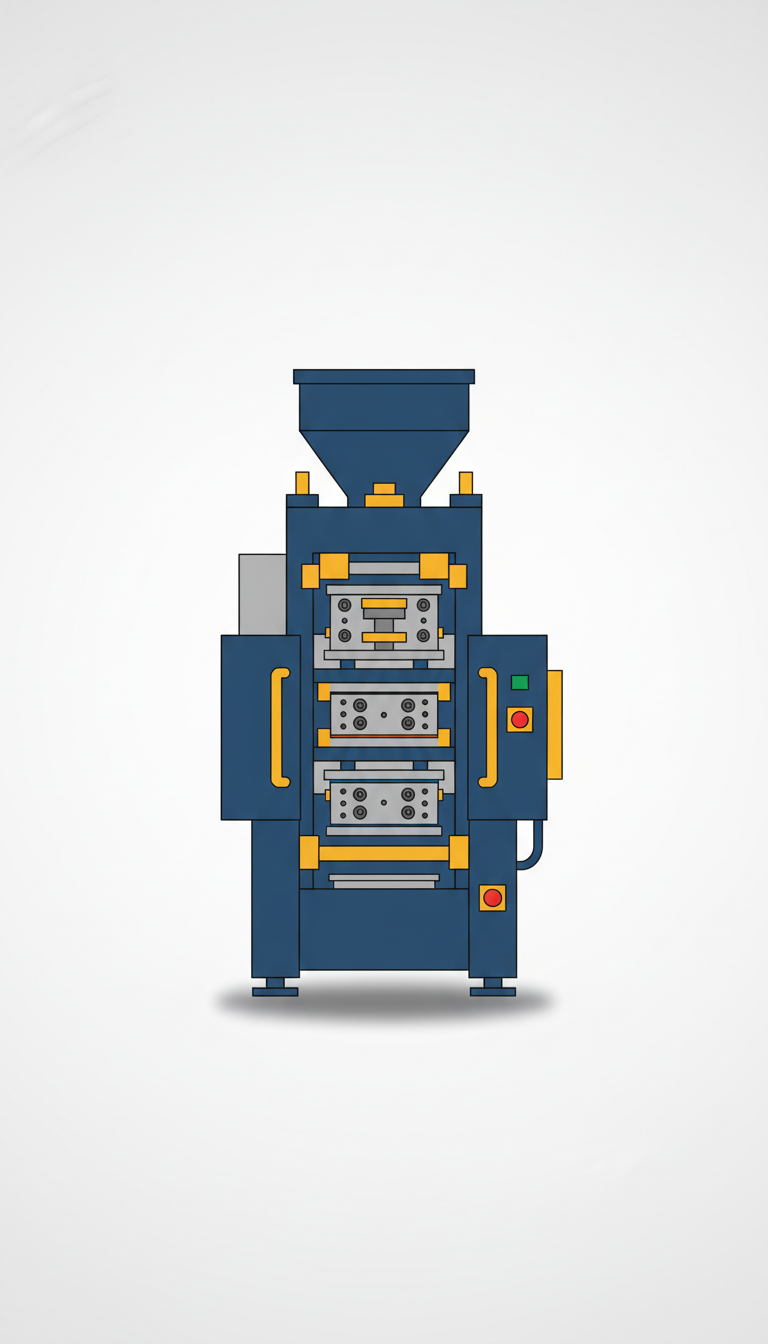 Multi-stage injection molding unit with rapid cooling