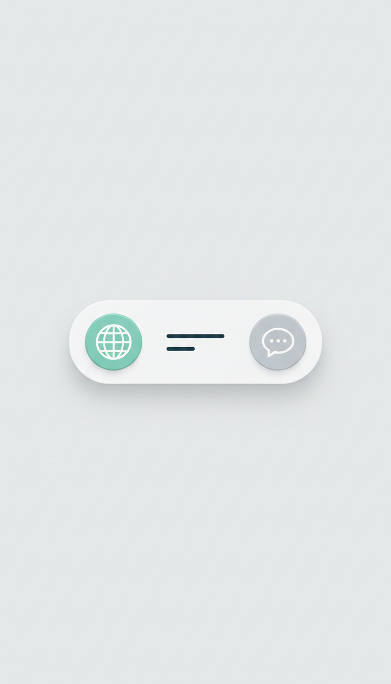 Multi-language website switch with instant translation