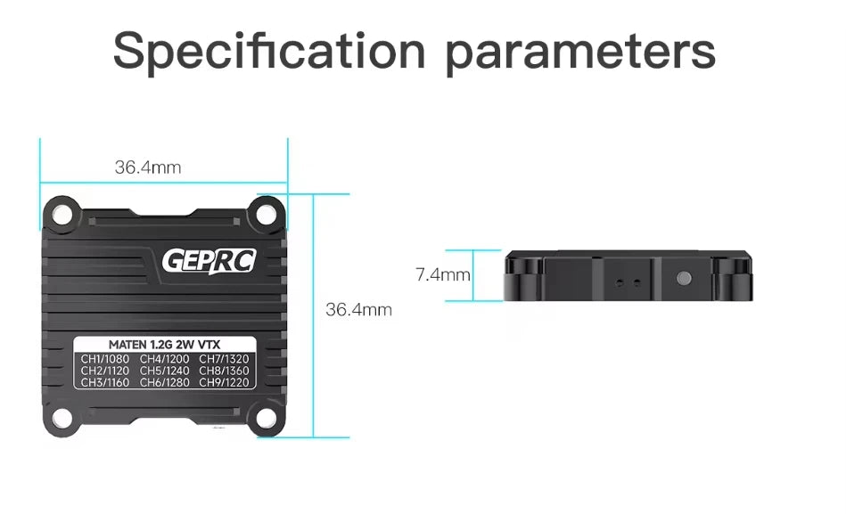 GEPRC MATEN 1.2G 2W FPV VTX