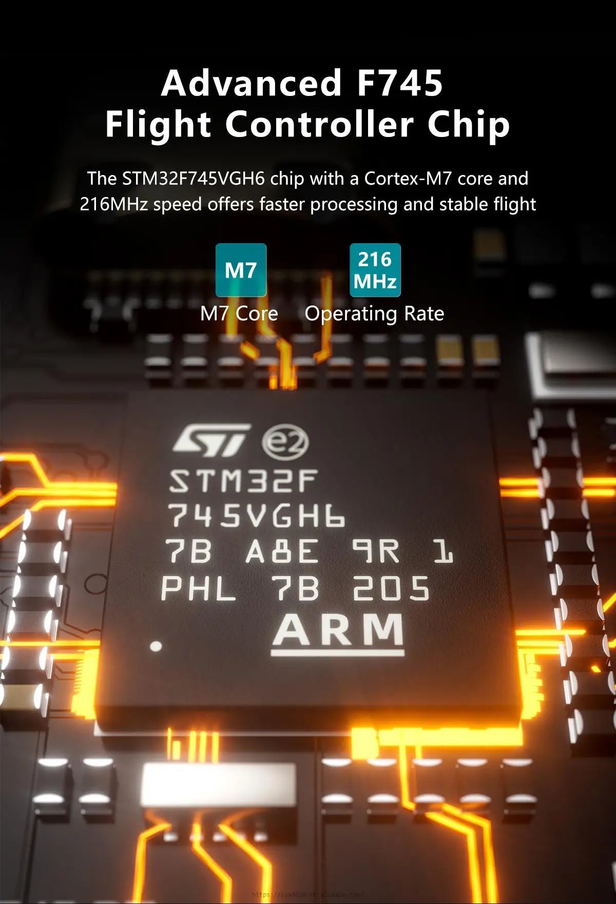 GEPRC TAKER F745 BT 8Bit 60A FPV Stack