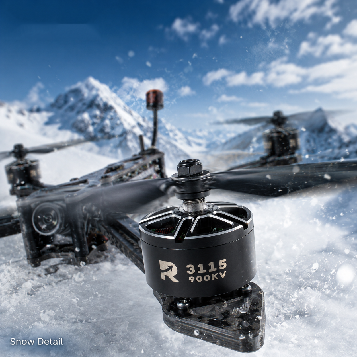 R3115 900KV Motor For 10-13" FPV Drone