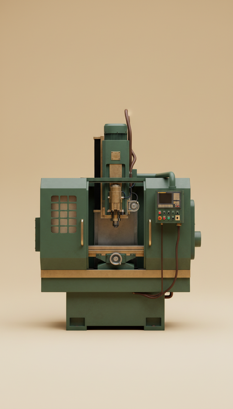 CNC Milling Machine With Automated Tool Change