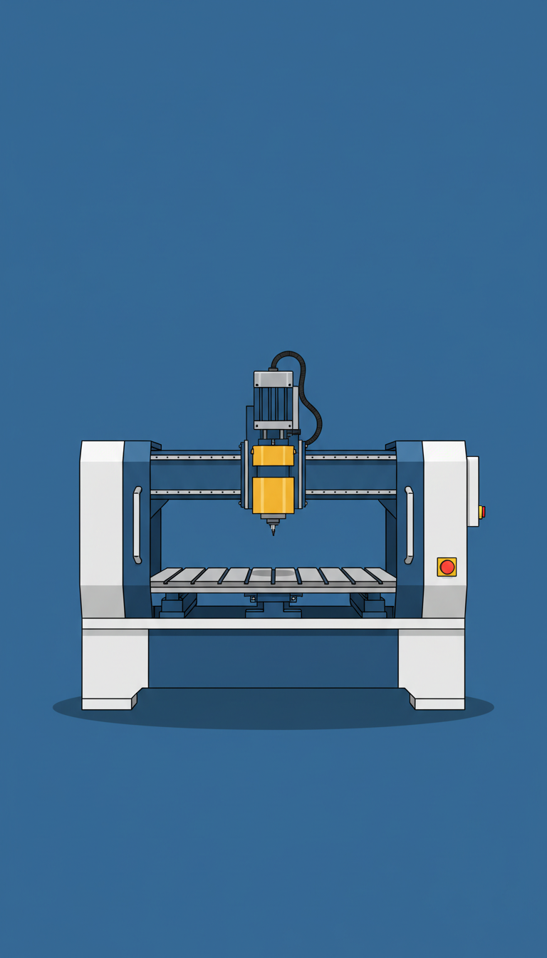 Precision CNC router with linear rail