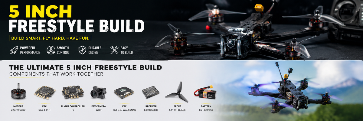 The Ultimate 5 Inch Freestyle Build Guide (2026): Components, Setup &amp; Tuning - article cover image