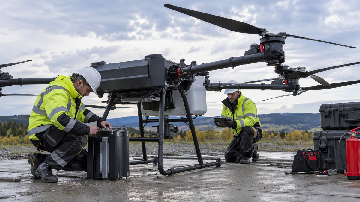 Soldiers training with a mobile kinetic counter-drone system at a military test range