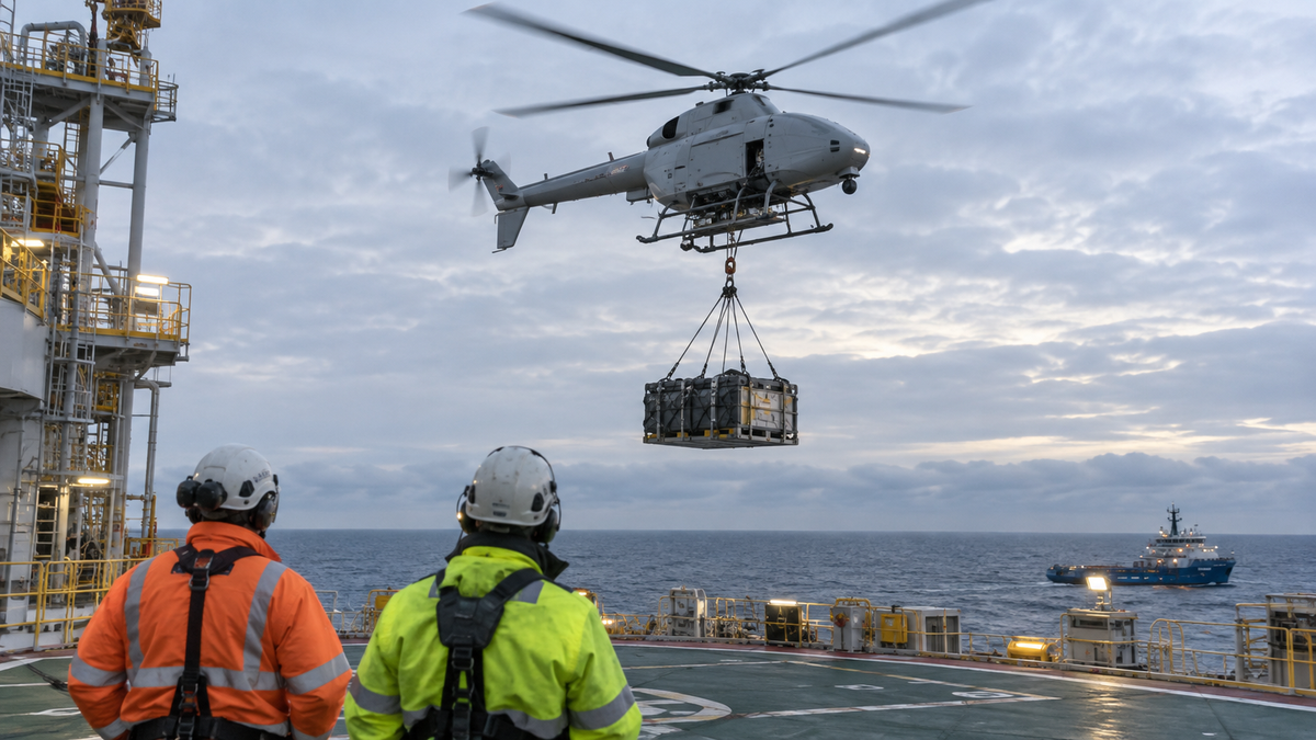 Robinson Demonstrates a Heavy-Lift Unmanned Helicopter
