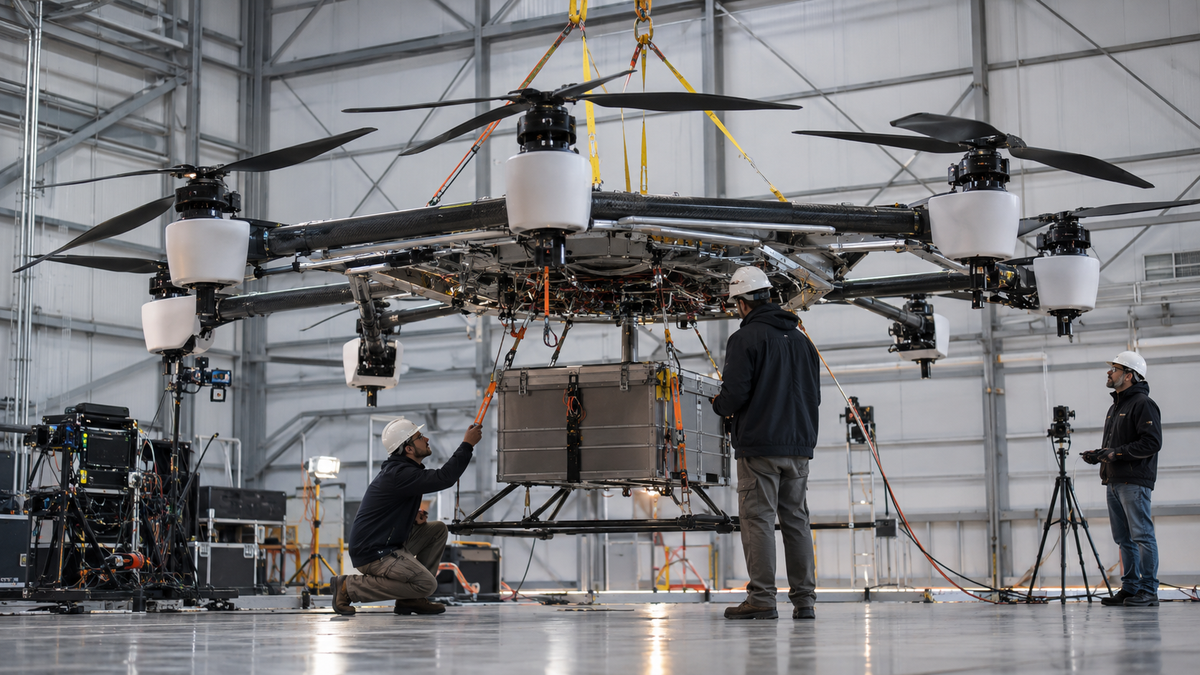 Avidrone Reports a 3.84:1 Heavy-Lift Ratio
