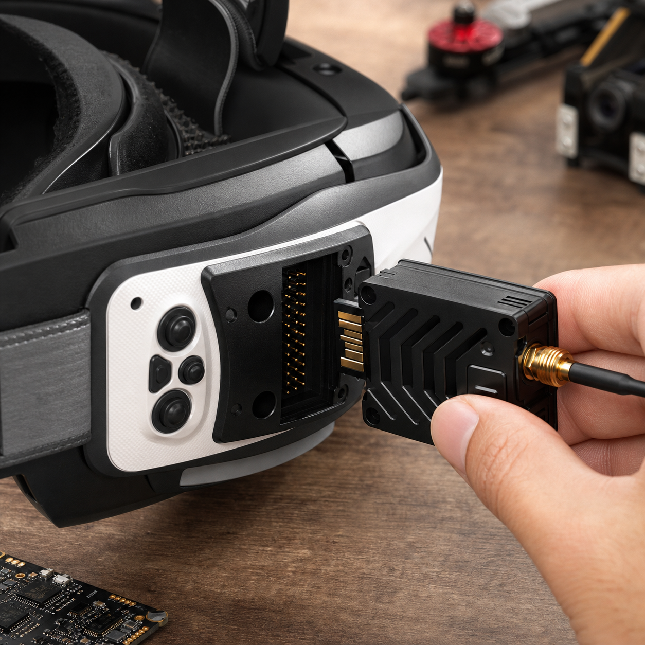HDZero Goggle Expansion Bay: Analog and Digital All-in-One