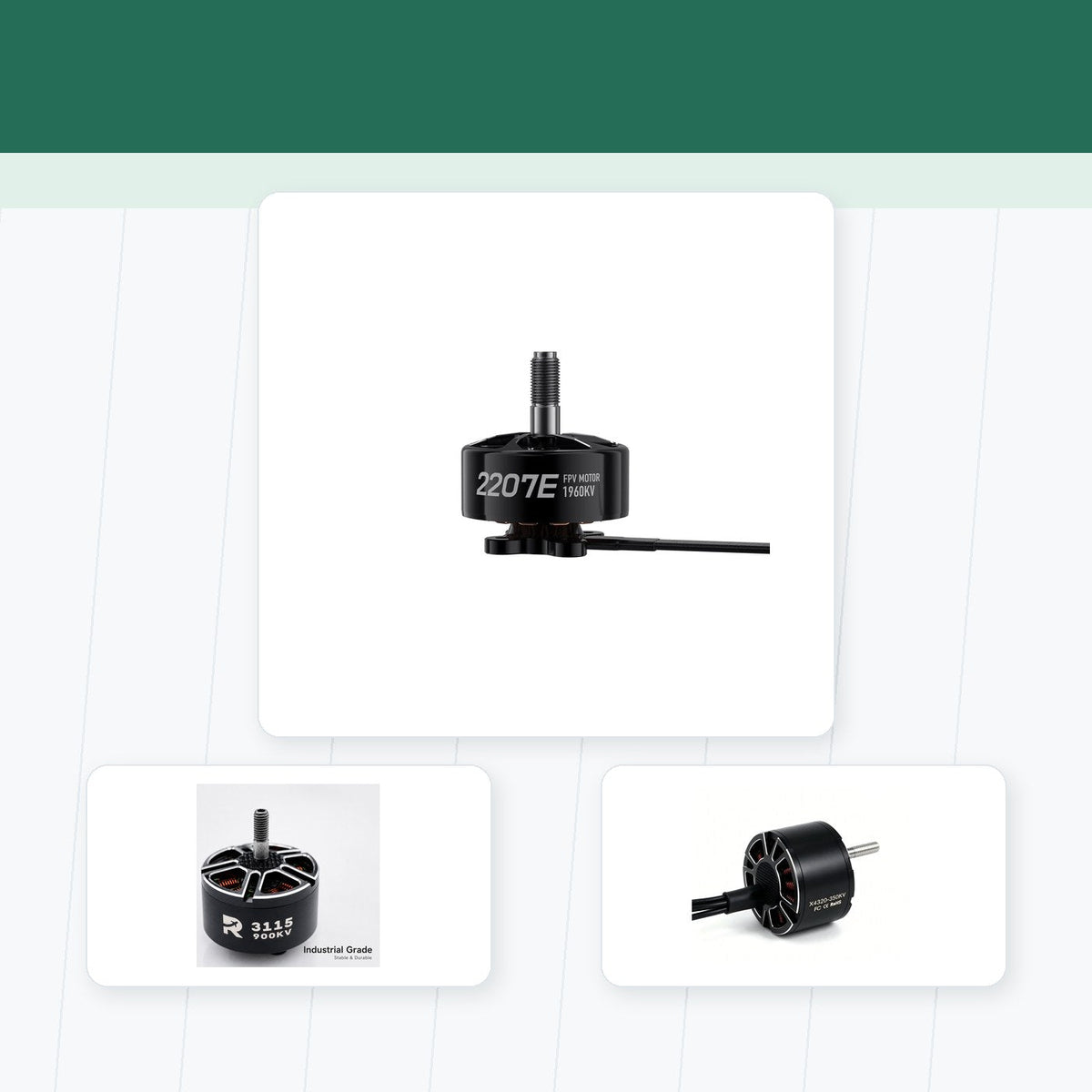 FPV Motor Sizes Explained: What Do 2207, 2306, and 1404 Numbers Mean? FPV product photo