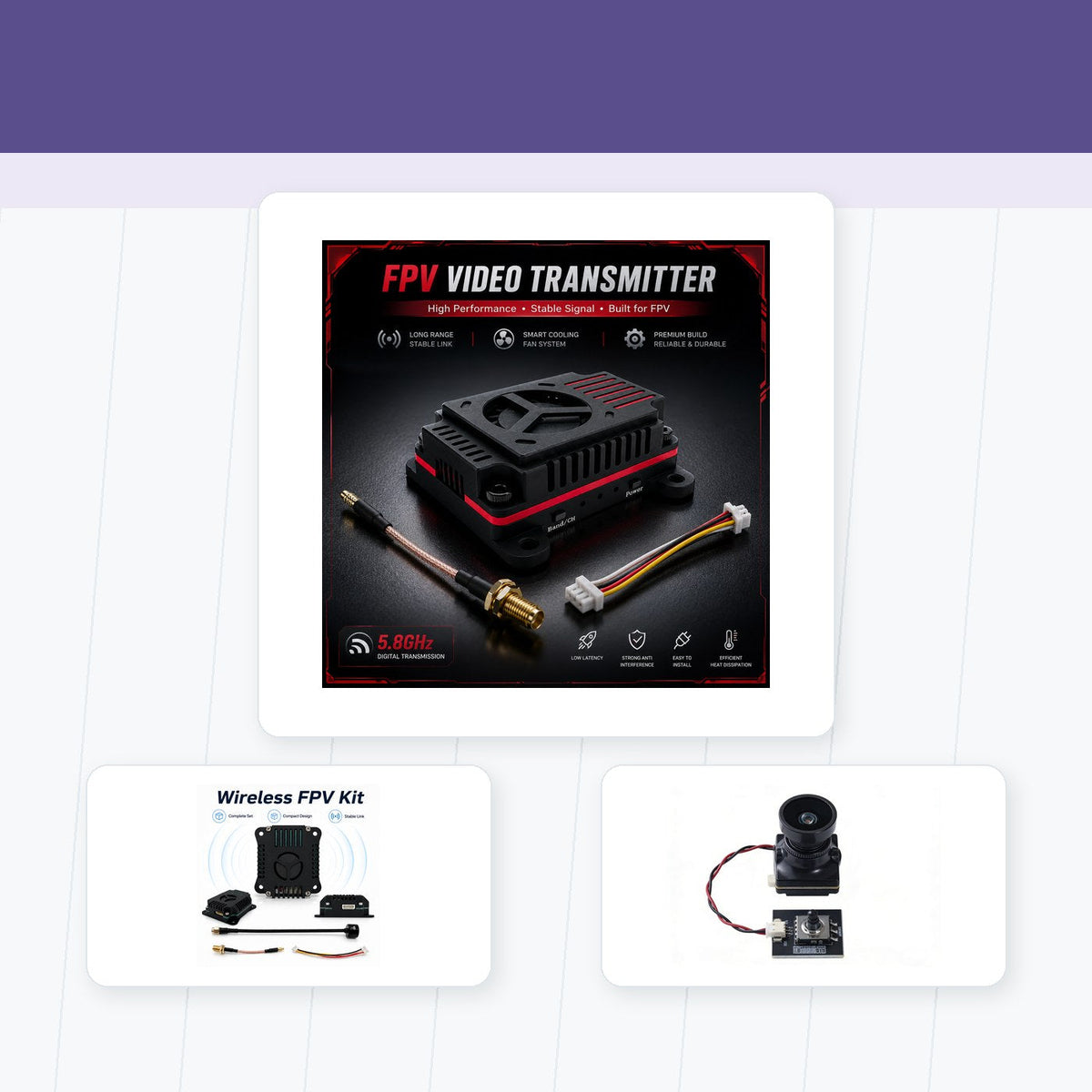 OLED vs. LCD Screens in FPV Goggles: Colors, Contrast, and Latency FPV product photo