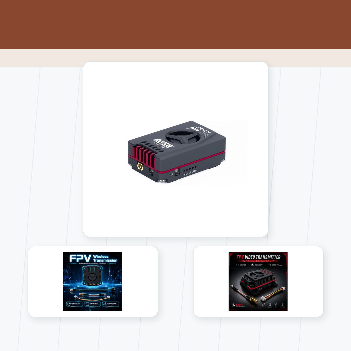 Analog Goggle Receiver Modules: RapidFire vs. TBS Fusion vs. SteadyView FPV product photo