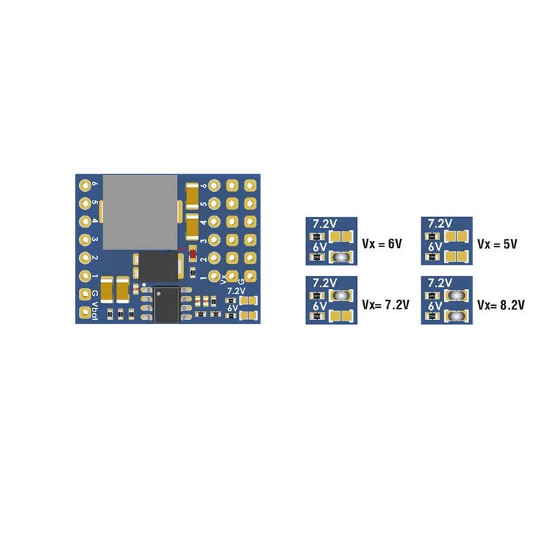 12S Servo PDB 5.5-36V Adjustable Voltage