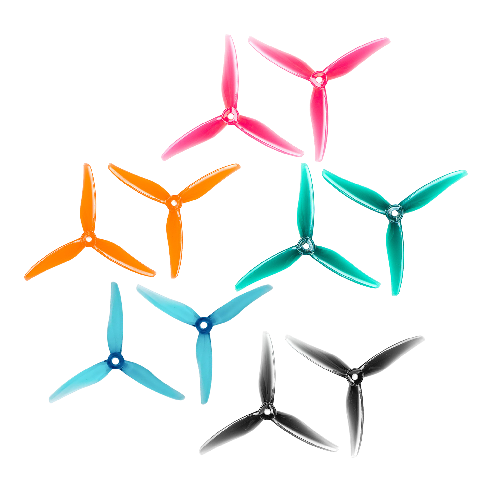 Gemfan 51466 V2 5" PC Prop 3-Blade  Drone Props 4 Pack