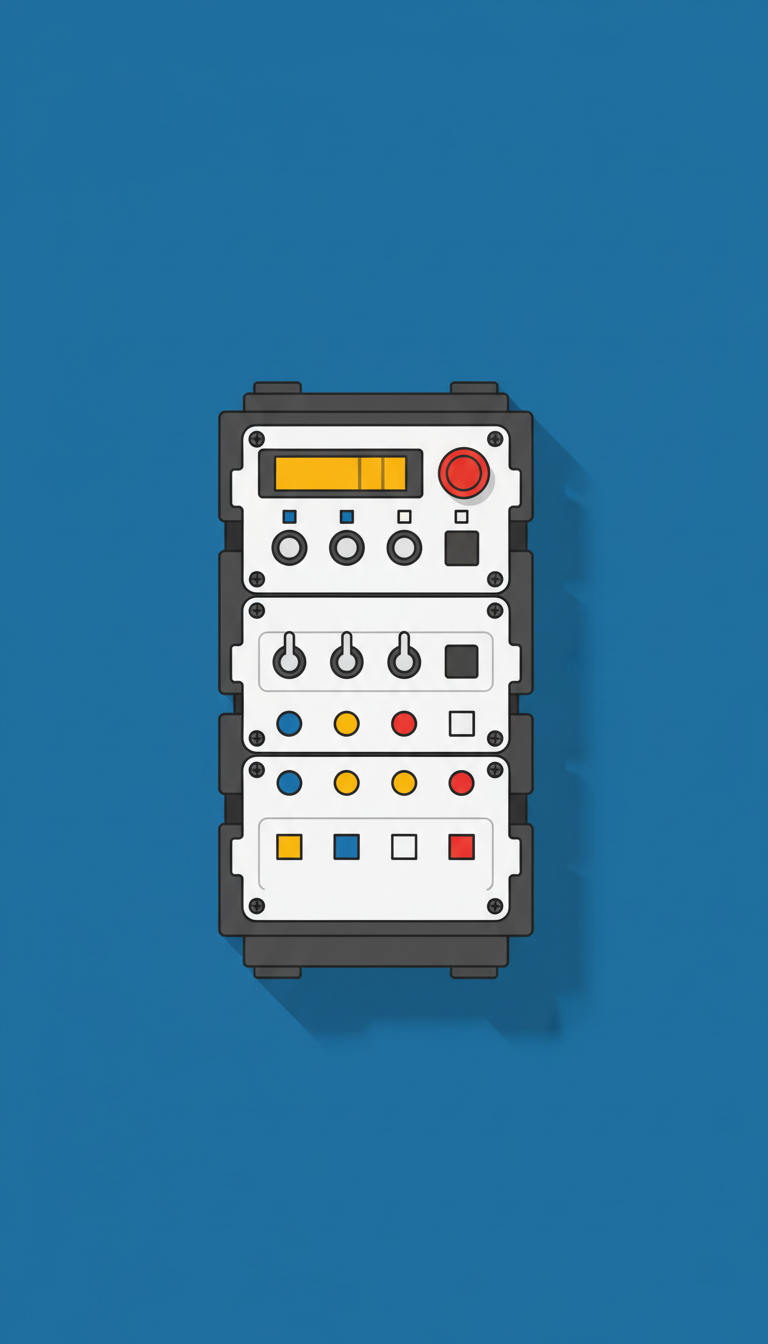 Automated assembly line controller with touch interface