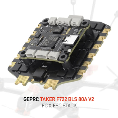 GEPRC TAKER F722 BLS 80A V2 FPV FC ESC Stack