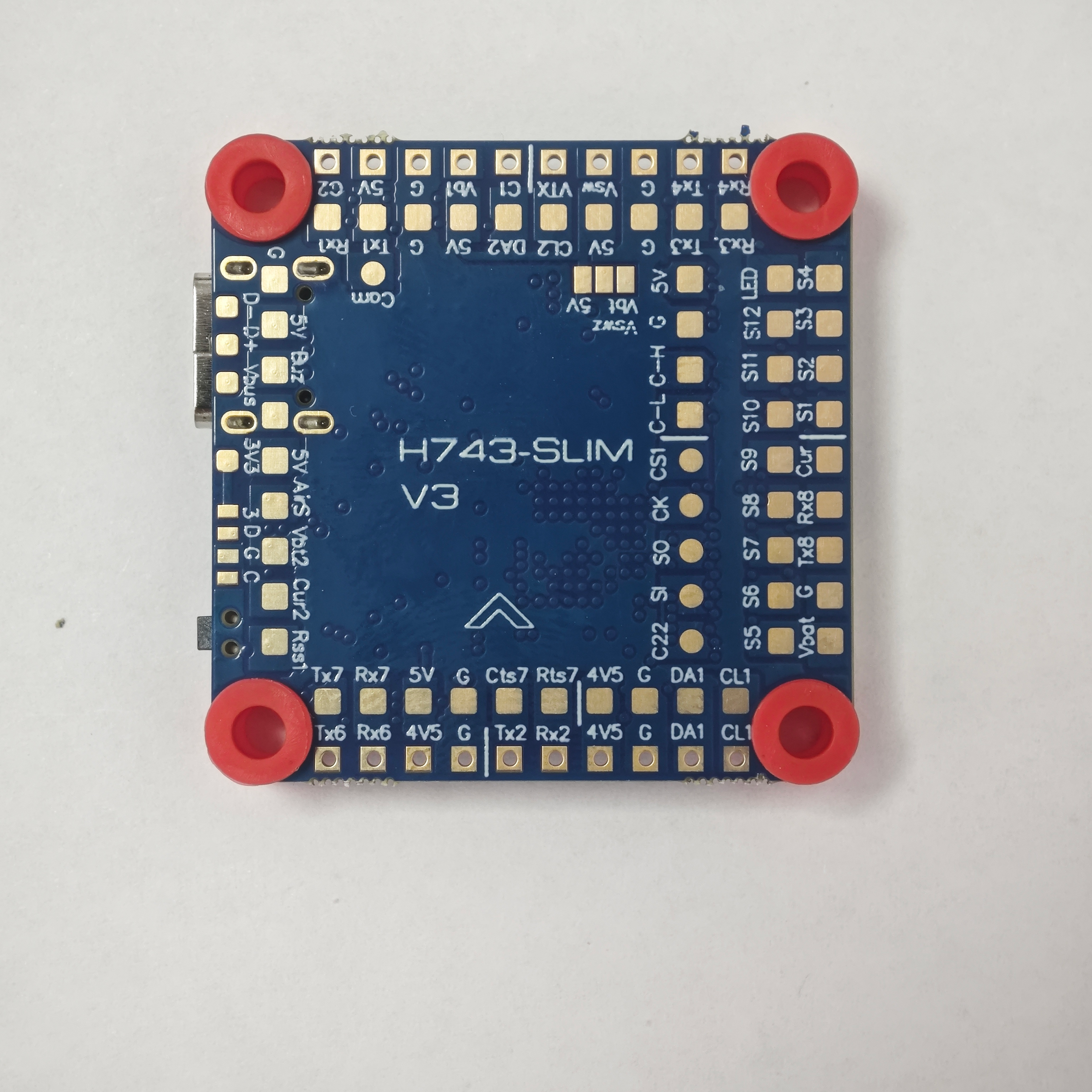 H743-SLIM V3 30.5mm FC Dual Gyros & DPS310 Baro for FPV Drone