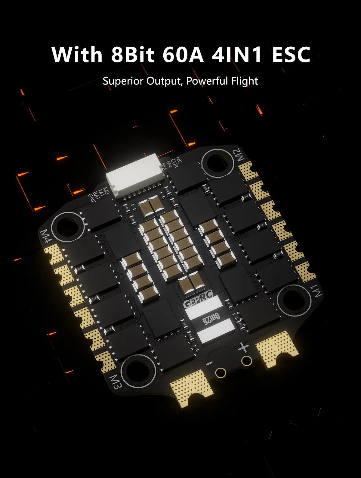 GEPRC TAKER F745 BT 60A 3-6S FC ESC Stack