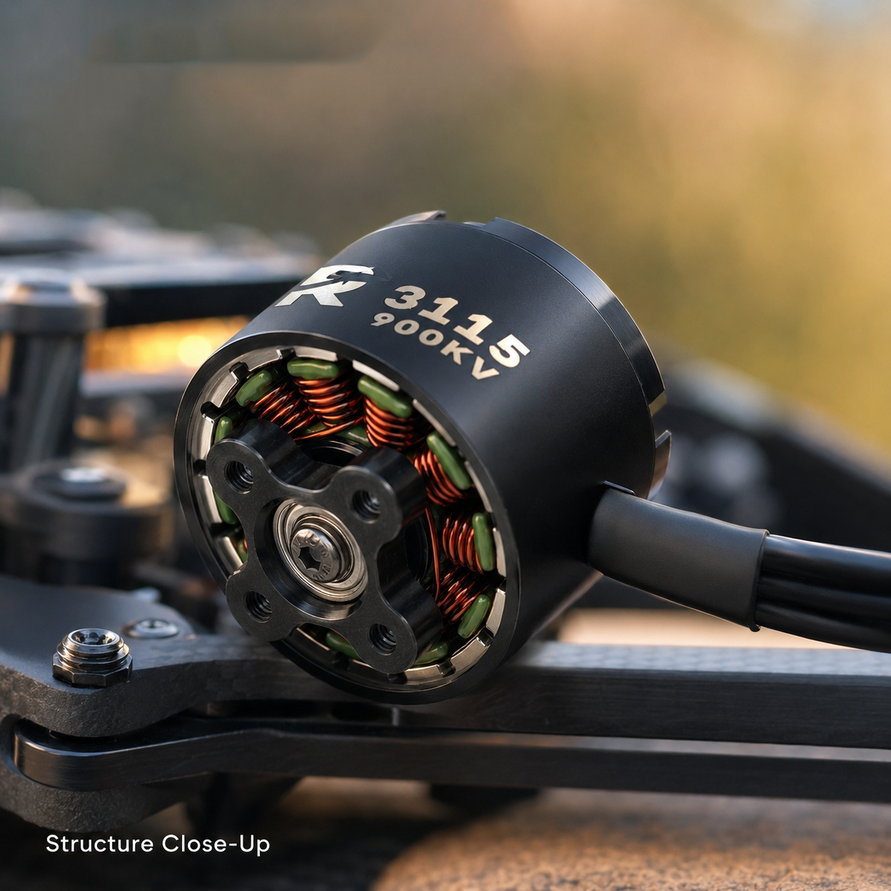 R3115 900KV Motor For 10-13" FPV Drone